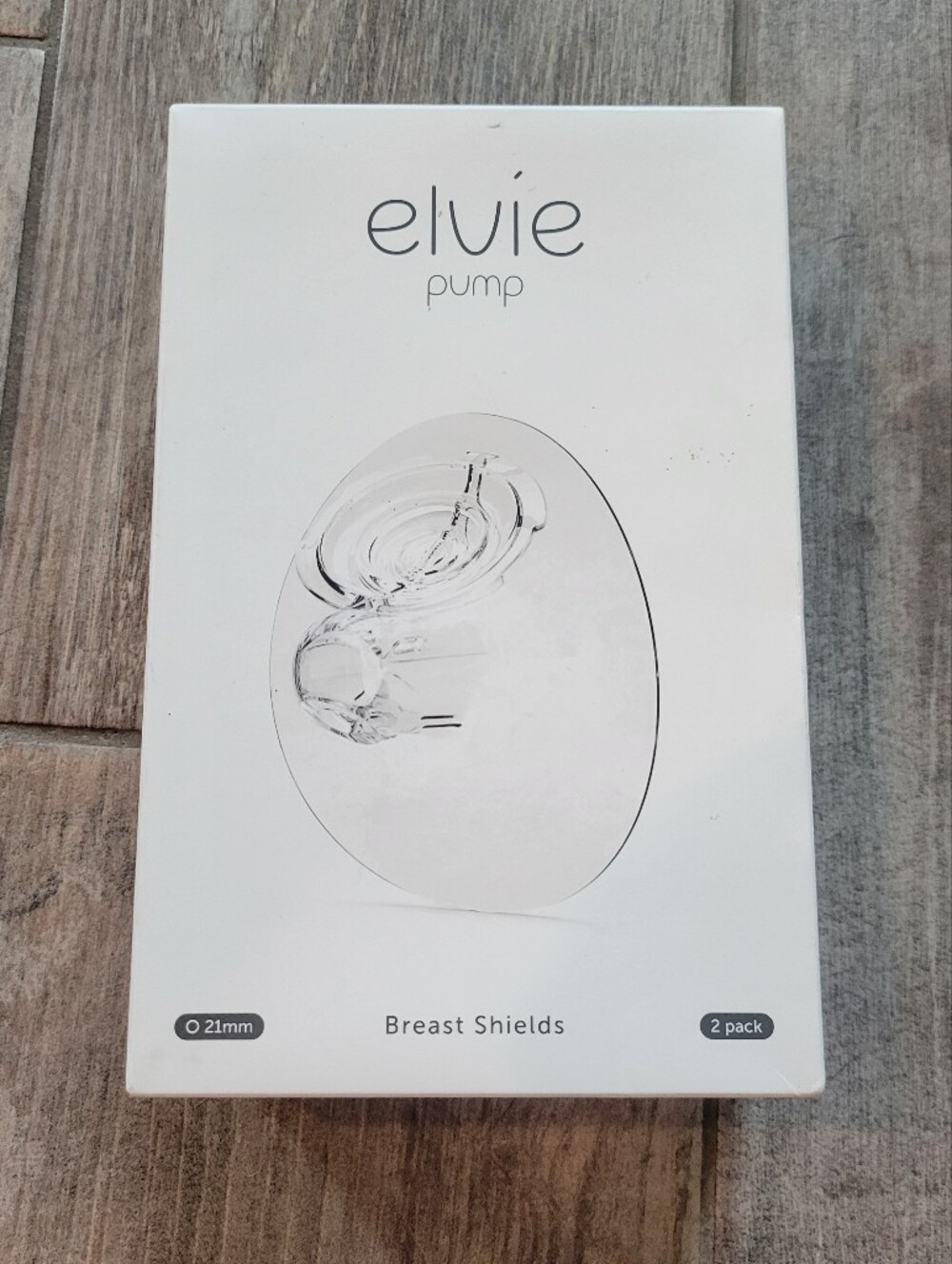 Elvie Pump Pump Sheilds 21mm Set Of 2 New